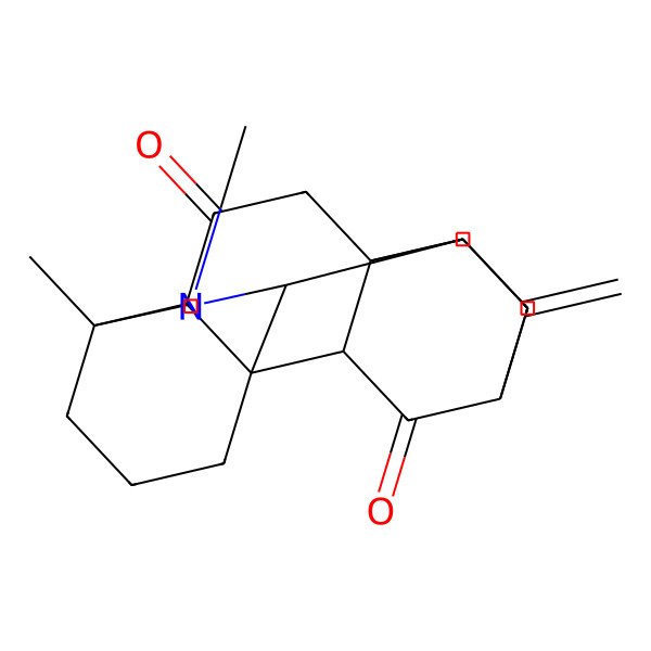 2D Structure of 5,7-Dimethyl-12-methylidene-7-azahexacyclo[9.6.2.01,8.05,17.09,14.014,18]nonadecane-16,19-dione