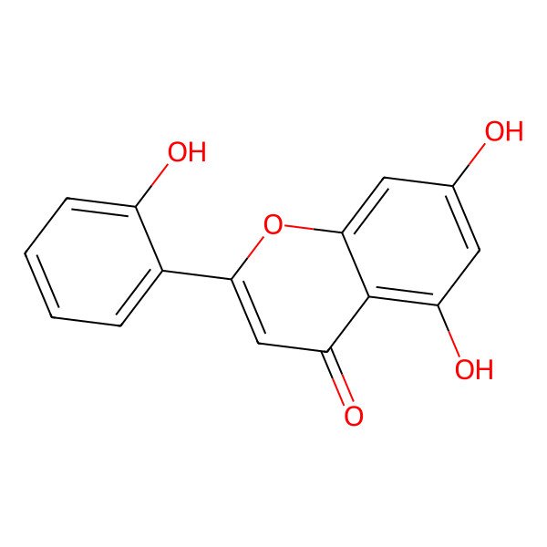 2D Structure of 5,7,2'-Trihydroxyflavone 2D Structure of 5,7,2'-Trihydroxyflavone