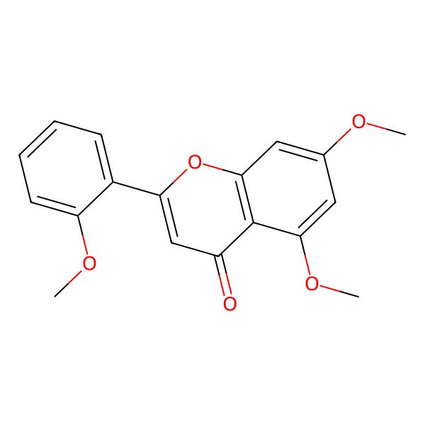 2D Structure of 5,7,2'-Trimethoxyflavone 2D Structure of 5,7,2'-Trimethoxyflavone
