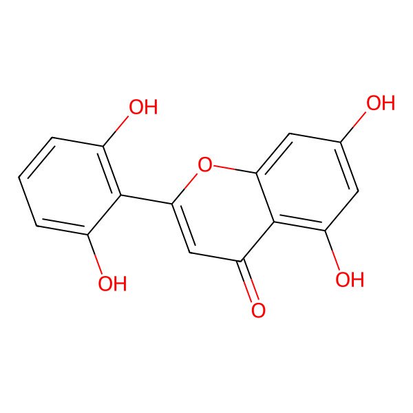 2D Structure of 5,7,2',6'-Tetrahydroxyflavone