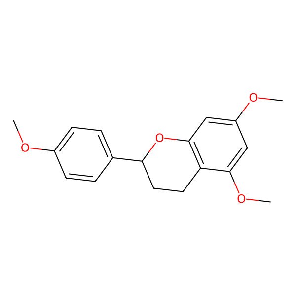 2D Structure of 5,7,40-Trimethoxyflavan