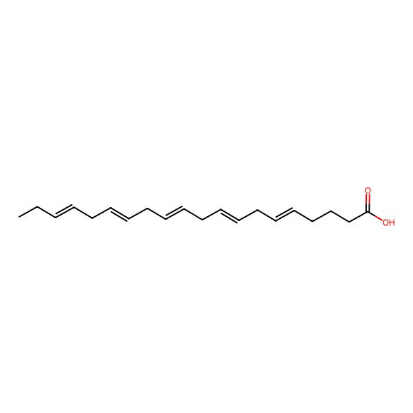 2D Structure of 5,8,11,14,17-Eicosapentaenoic acid