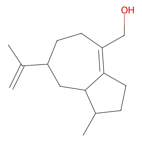 2D Structure of (5alpha)-4beta-Methyl-1,10,11,12-tetradehydro-15-norambrosane-14-ol