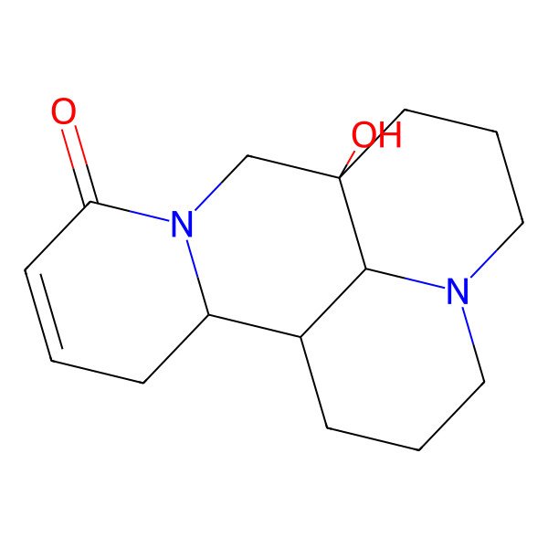 2D Structure of 5alpha-Hydroxysophocarpine