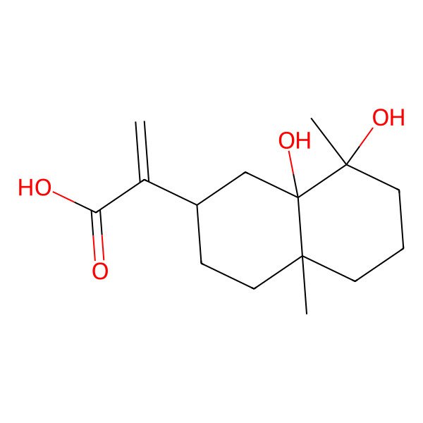2D Structure of 5beta-Hydroxyilicic acid 2D Structure of 5beta-Hydroxyilicic acid