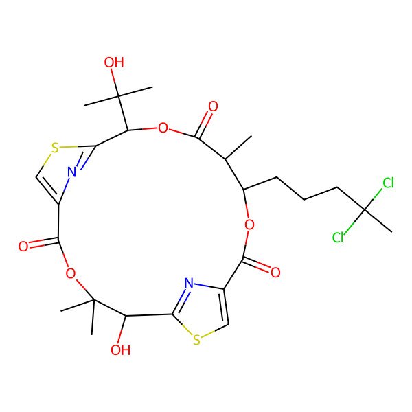 2D Structure of Deacetylhectochlorin