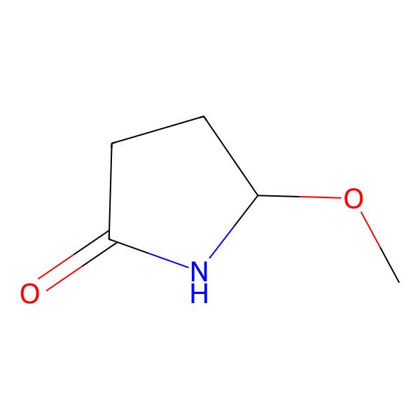 2D Structure of (5R)-5-methoxypyrrolidin-2-one