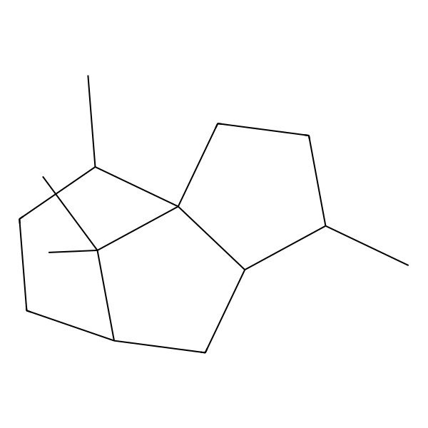 2D Structure of (5S)-4,10,11,11-tetramethyltricyclo[5.3.1.01,5]undecane