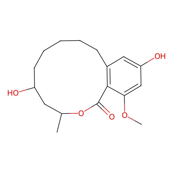 2D Structure of 5S-Hydoroxylasiodiplodin