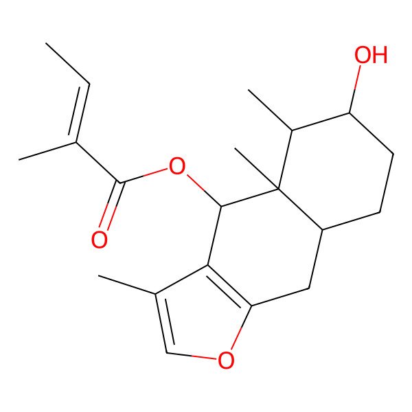 2D Structure of 6-Angeloylfuranofukinol