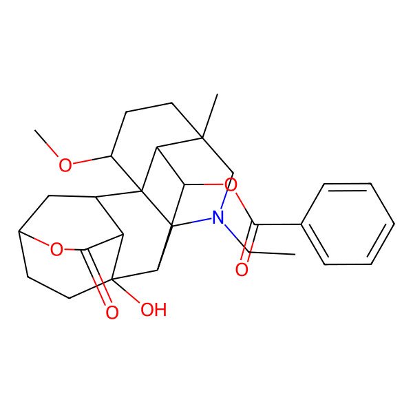 2D Structure of 6-Benzoylheteratisine