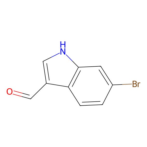 2D Structure of 6-Bromoindole-3-carboxaldehyde