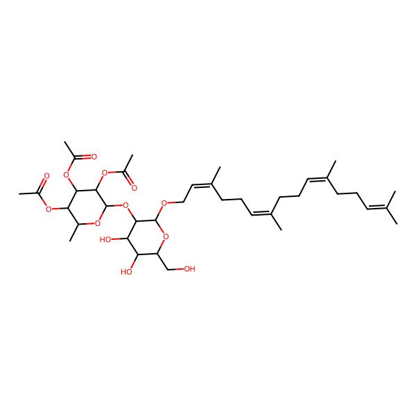 2D Structure of 6'-de-O-acetylcupacinoside