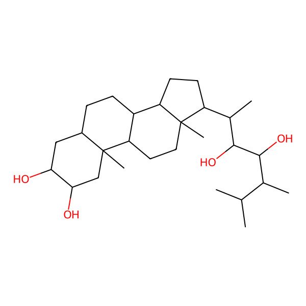 2D Structure of 6-Deoxocastasterone 2D Structure of 6-Deoxocastasterone
