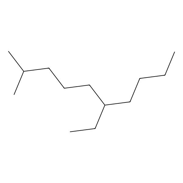 2D Structure of 6-Ethyl-2-methyldecane