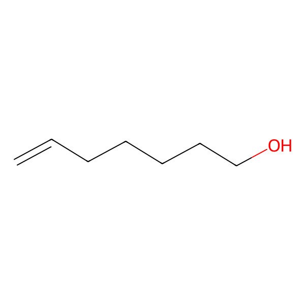 2D Structure of 6-Hepten-1-ol 2D Structure of 6-Hepten-1-ol