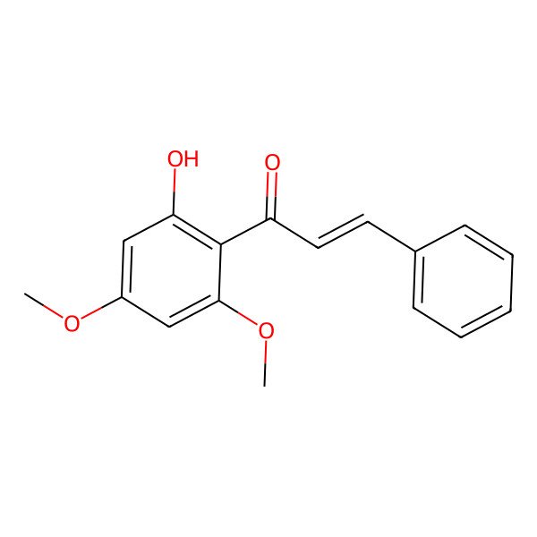 2D Structure of 6'-Hydroxy-2',4'-dimethoxychalcone