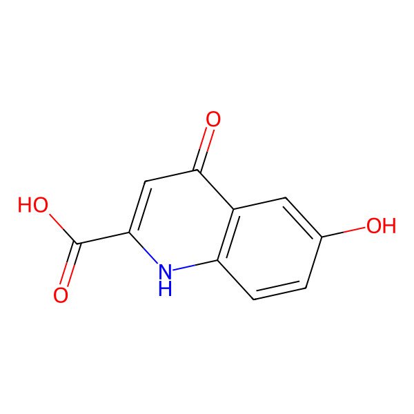 2D Structure of 6-Hydroxykynurenic acid