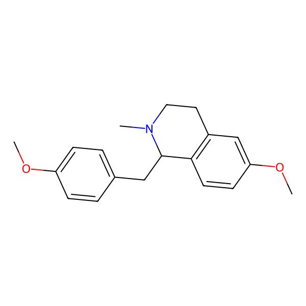 2D Structure of 6-methoxy-1-[(4-methoxyphenyl)methyl]-2-methyl-3,4-dihydro-1H-isoquinoline