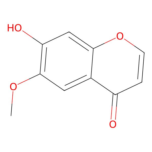 2D Structure of 6-Methoxy-7-hydroxychromone 2D Structure of 6-Methoxy-7-hydroxychromone