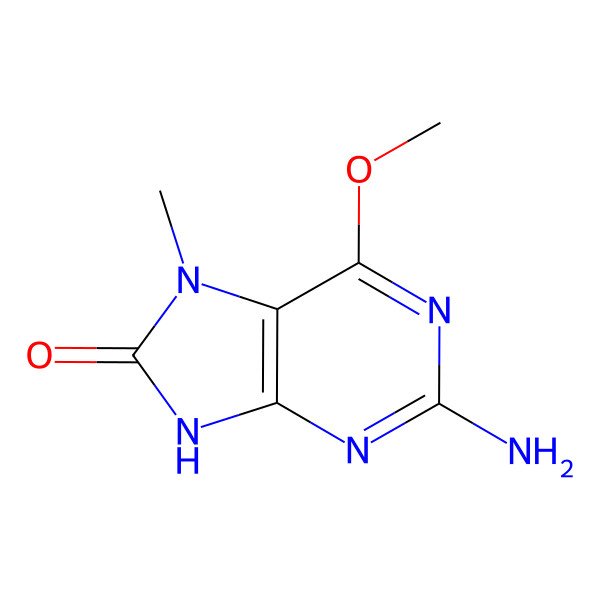 2D Structure of 6-Methoxy-7-methyl-8-oxoguanine 2D Structure of 6-Methoxy-7-methyl-8-oxoguanine