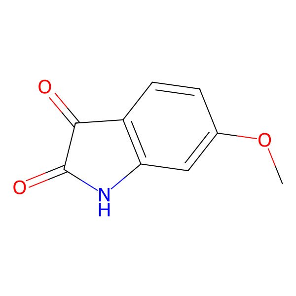 2D Structure of 6-Methoxyindoline-2,3-dione