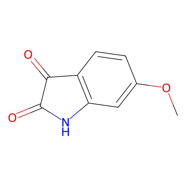 2D Structure of 6-Methoxyisatin 2D Structure of 6-Methoxyisatin