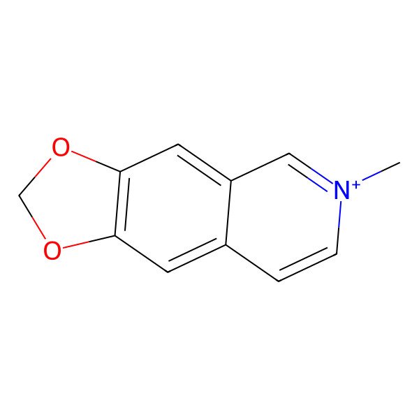 2D Structure of 6-Methyl-1,3-dioxolo[4,5-g]isoquinolin-6-ium