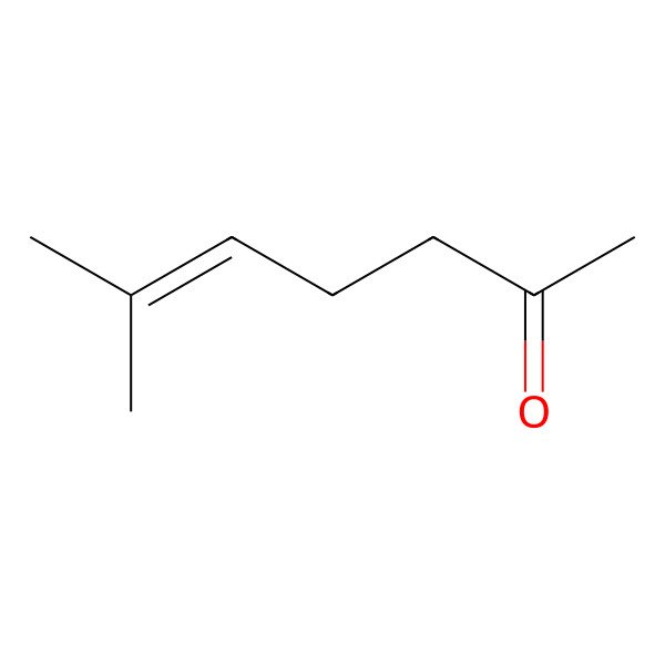 2D Structure of 6-Methyl-5-hepten-2-one