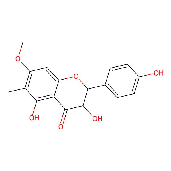 2D Structure of 6-Methyl-7-O-methylaromadendrin