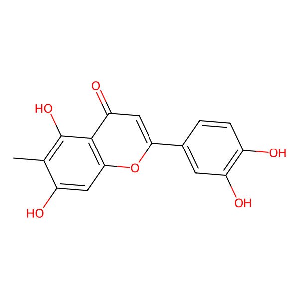2D Structure of 6-Methylluteolin 2D Structure of 6-Methylluteolin