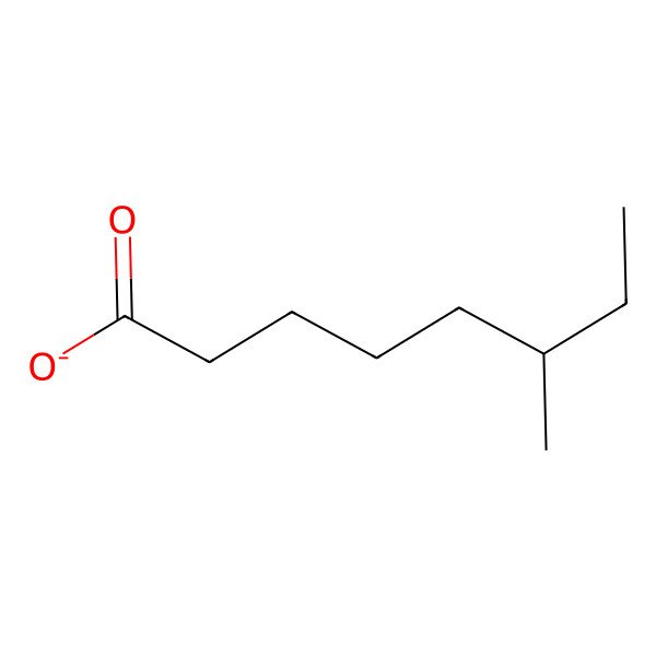 2D Structure of 6-Methyloctanoate 2D Structure of 6-Methyloctanoate