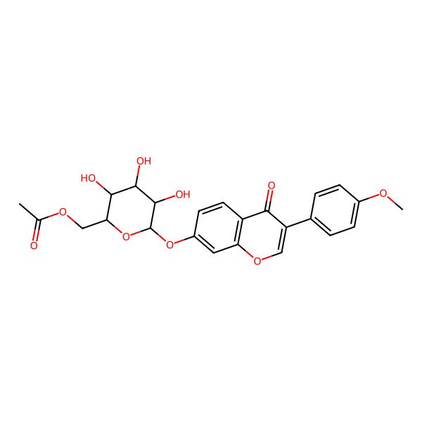 2D Structure of 6''-O-Acetylononin