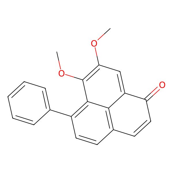 2D Structure of 7,8-Dimethoxy-6-phenylphenalen-1-one 2D Structure of 7,8-Dimethoxy-6-phenylphenalen-1-one