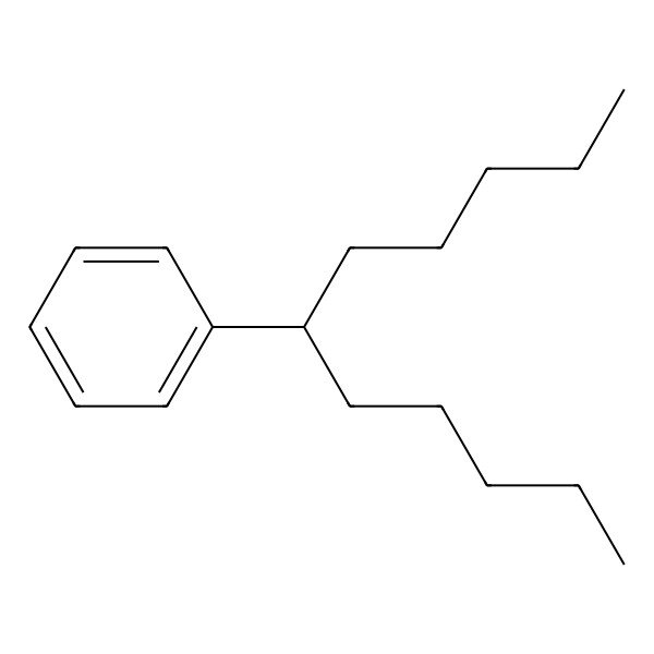 2D Structure of 6-Phenylundecane