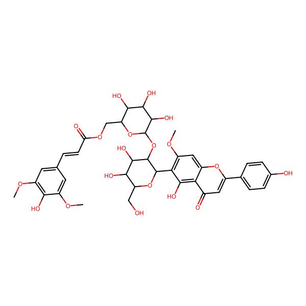 2D Structure of 6'''-Sinapoylspinosin