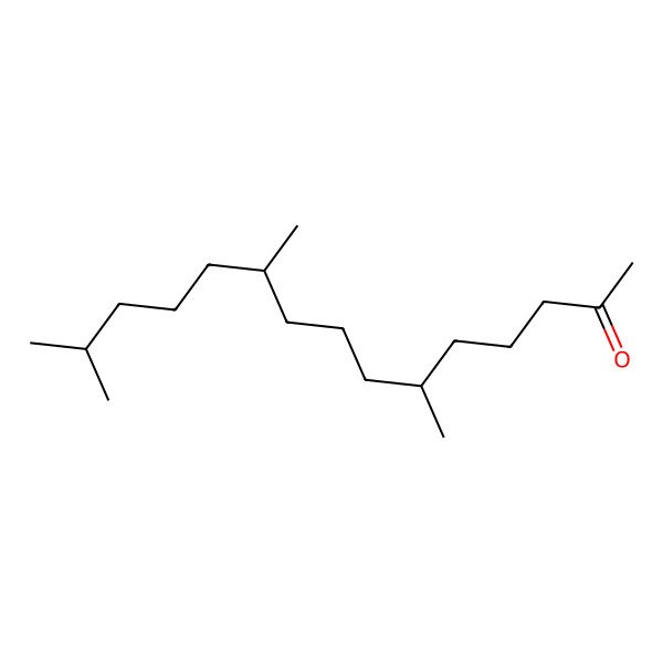 2D Structure of 6,10,14-Trimethylpentadecan-2-one