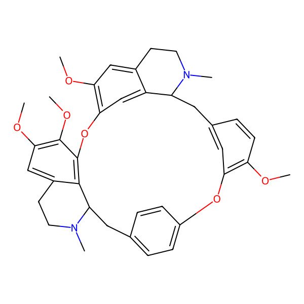 2D Structure of 6,6',7,12'-Tetramethoxy-2,2'-dimethyloxyacanthan