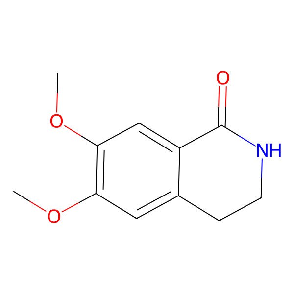 2D Structure of 6,7-dimethoxy-3,4-dihydro-2H-isoquinolin-1-one
