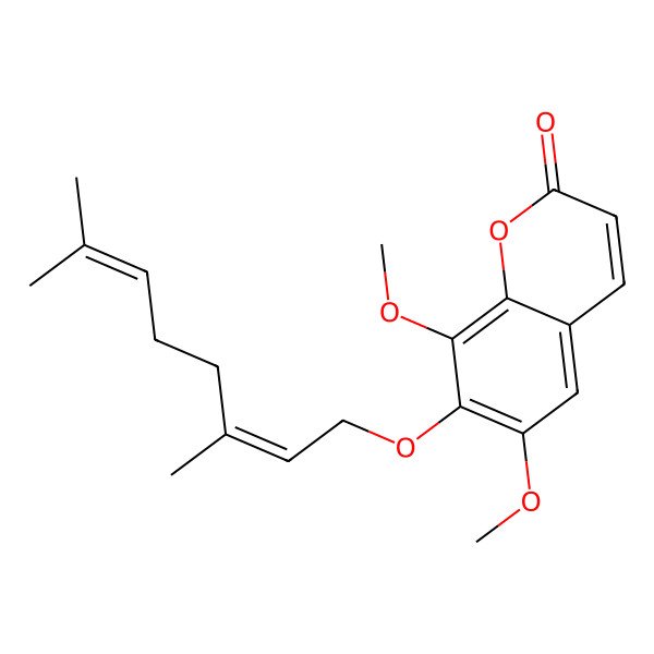 2D Structure of Altissimacoumarin D