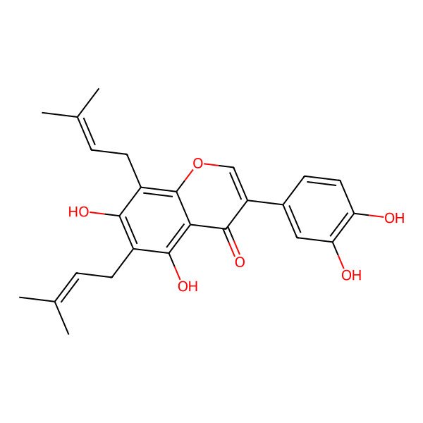 2D Structure of 6,8-Diprenylorobol