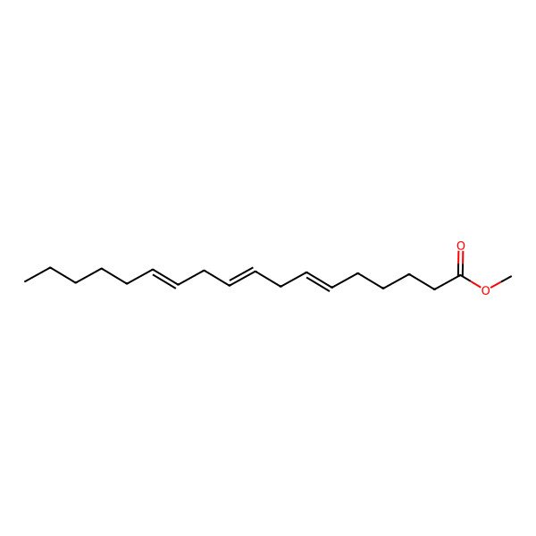 2D Structure of 6,9,12-Octadecatrienoic acid, methyl ester