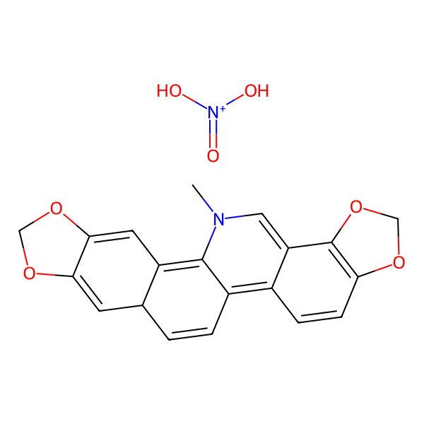 2D Structure of Dihydroxy(oxo)azanium;24-methyl-5,7,18,20-tetraoxa-24-azahexacyclo[11.11.0.02,10.04,8.014,22.017,21]tetracosa-1,3,8,11,13,15,17(21),22-octaene