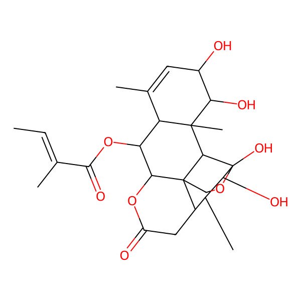 2D Structure of 6alpha-Tigloyloxychaparrin