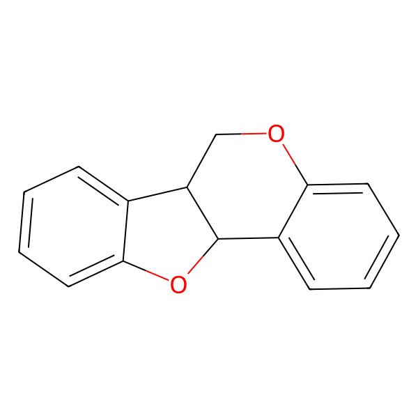 2D Structure of (6aR,11aR)-pterocarpan