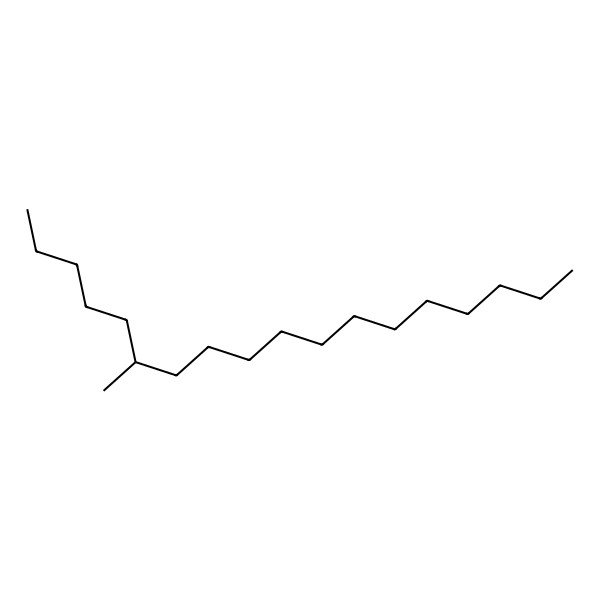 2D Structure of (6R)-6-methyloctadecane