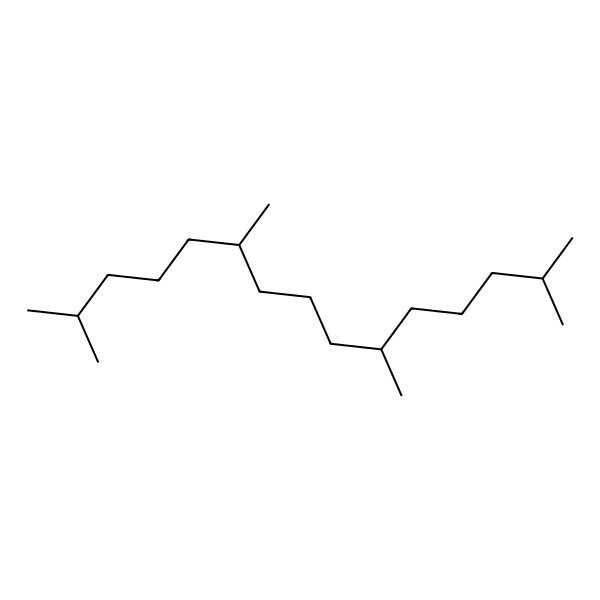 2D Structure of (6R,10S)-2,6,10,14-tetramethylpentadecane