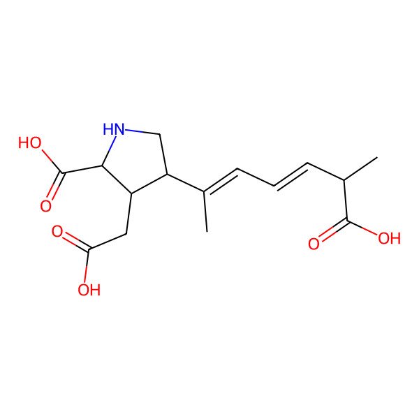 2D Structure of (6'S)-Isodomoic acid G