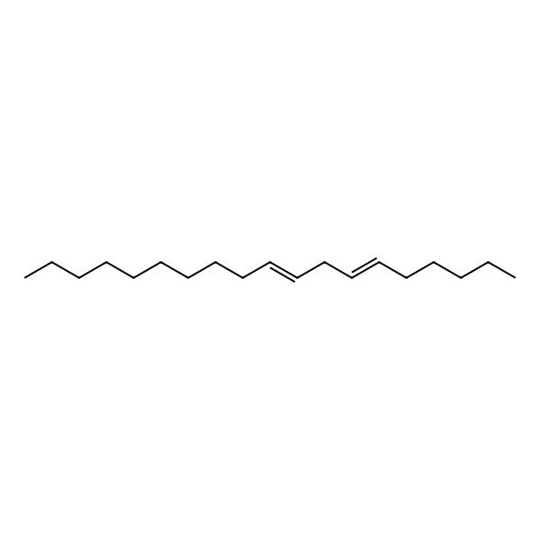 2D Structure of 6Z,9Z-Nonadecadiene