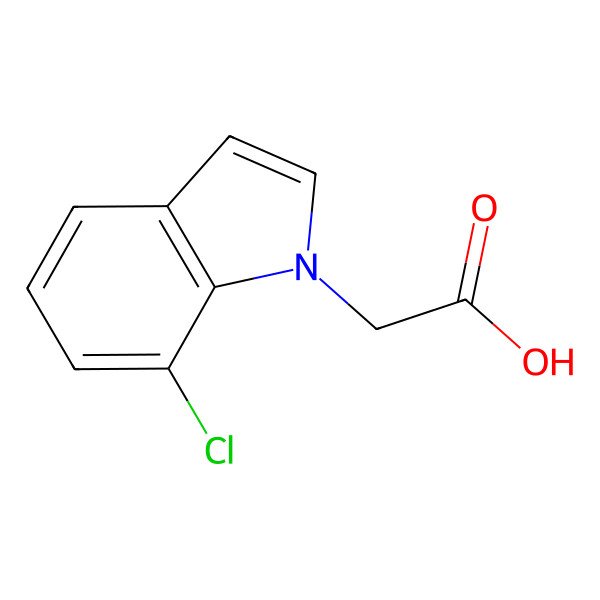 2D Structure of 7-Chloro-indole-1-acetic acid 2D Structure of 7-Chloro-indole-1-acetic acid
